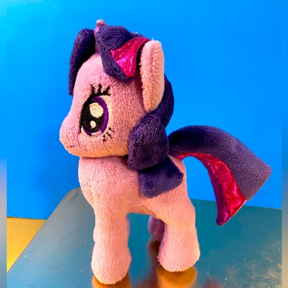 MY LITTLE PONY VTG 2013 TWILIGHT SPARKLE UNICORN SOFT EMBROIDERED PLUSH 6.5” - Picture 1 of 9